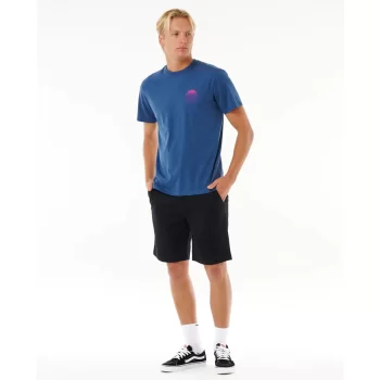 RIP CURL WETSUIT ICON TEE WASHED NAVY