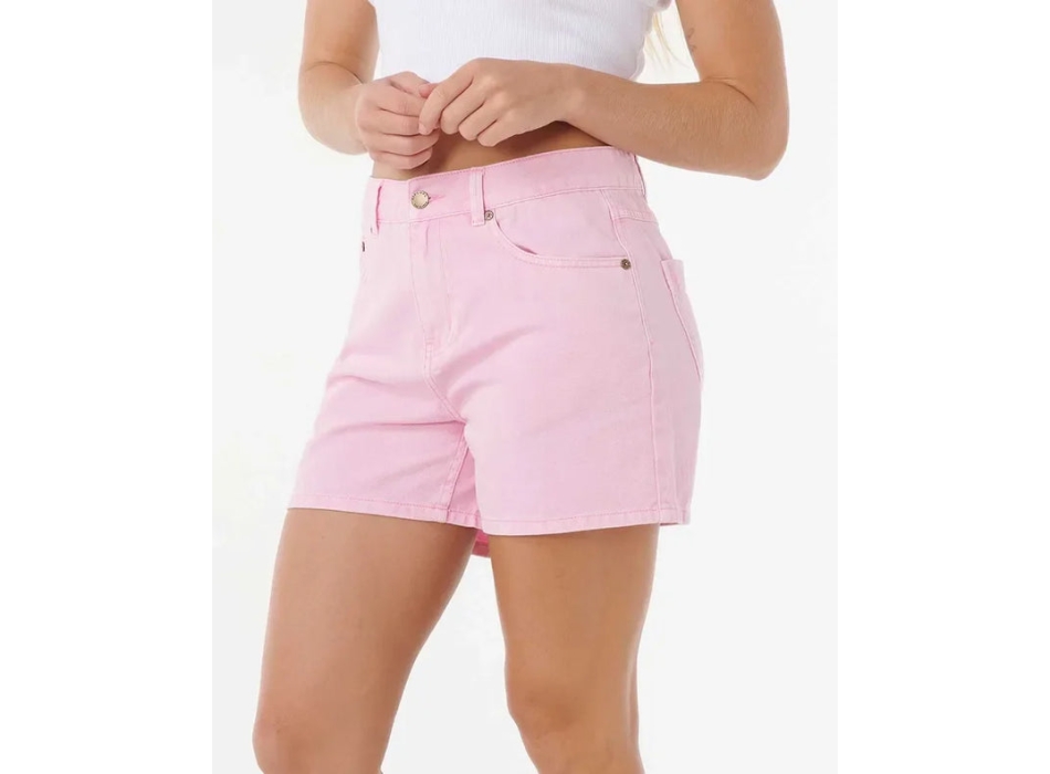 RIP CURL TABBY DENIM SHORT FOR WOMEN PINK