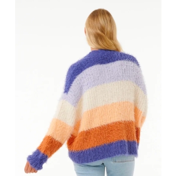 RIP CURL THE SEARCH STRIPE CARDIGAN