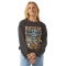 RIP CURL TIKI TROPIC FLEECE WASHED BLACK