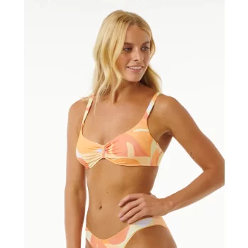RIP CURL HIGH TIDE D-DD CROP TOP BRIGHT RED