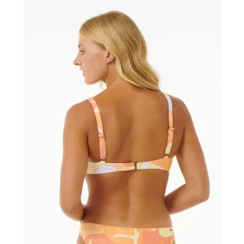 RIP CURL HIGH TIDE D-DD CROP TOP BRIGHT RED
