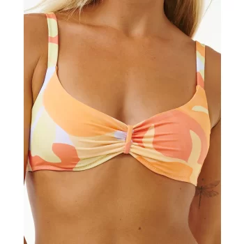 RIP CURL HIGH TIDE D-DD CROP TOP BRIGHT RED