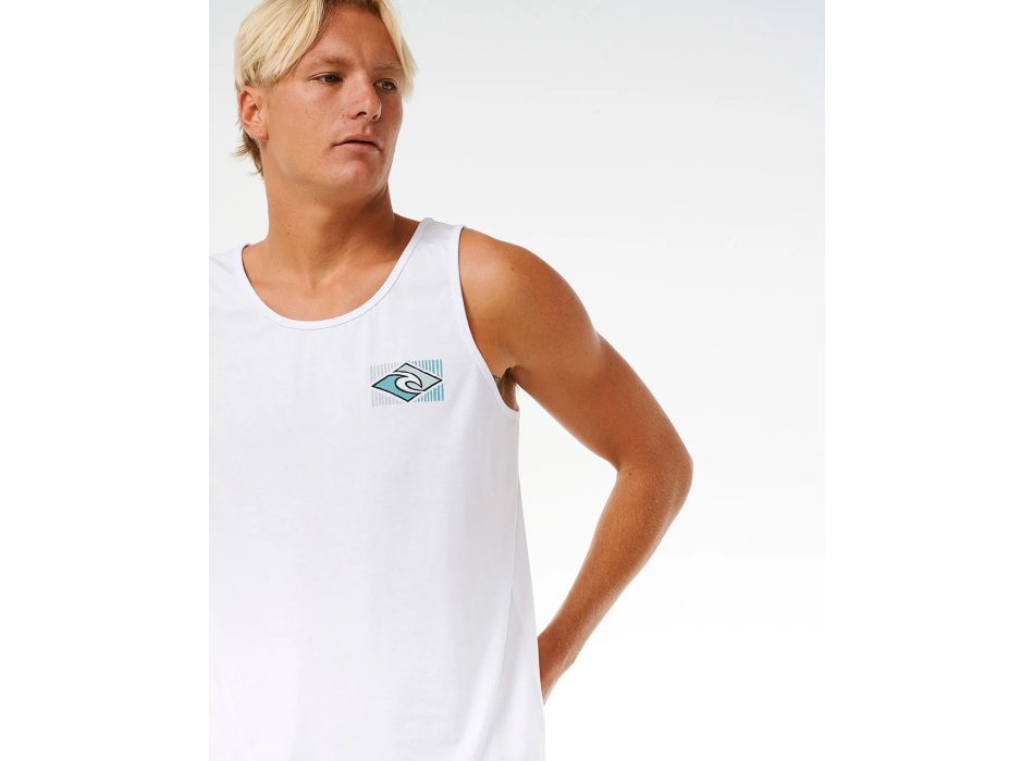 RIP CURL TRADITIONS TANK WASHED WHITE