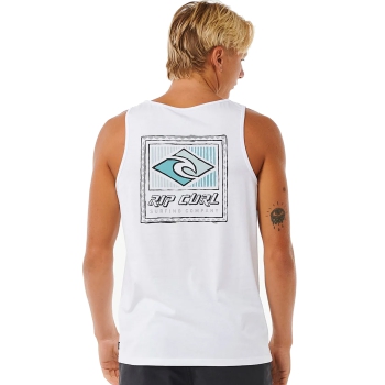 RIP CURL TRADITIONS TANK WASHED WHITE