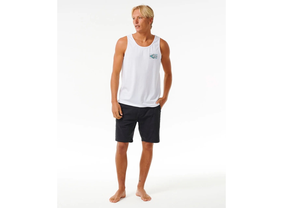 RIP CURL TRADITIONS TANK WASHED WHITE