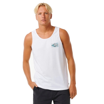 RIP CURL TRADITIONS TANK WASHED WHITE