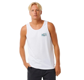 RIP CURL TRADITIONS TANK WASHED WHITE