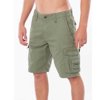 RIP CURL TRAIL CARGO WALKSHORTS 21" MID GREEN