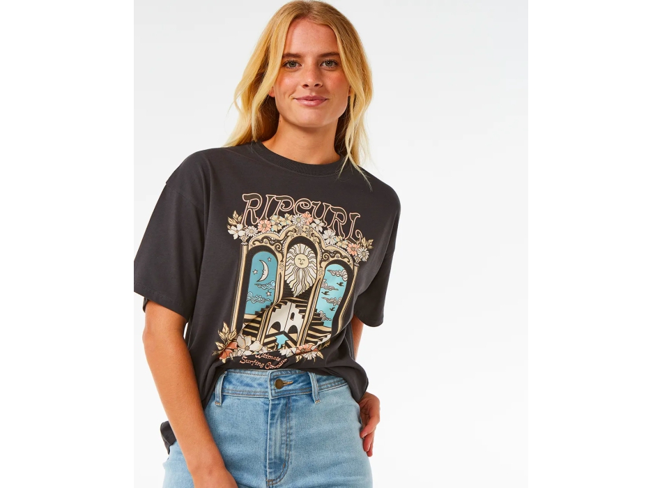 RIP CURL TROPICAL TOUR HERITAGE SHORT SLEVVE TEE