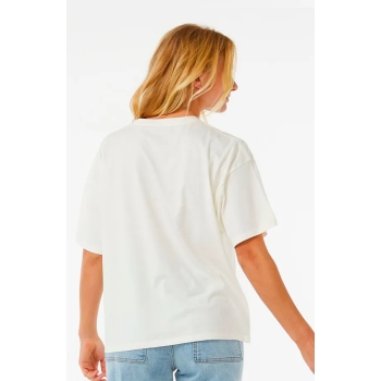 RIP CURL TROPICAL TOUR HERITAGE SHORT SLEEVE TEE BONE