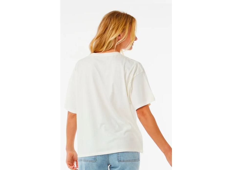 RIP CURL TROPICAL TOUR HERITAGE SHORT SLEEVE TEE BONE