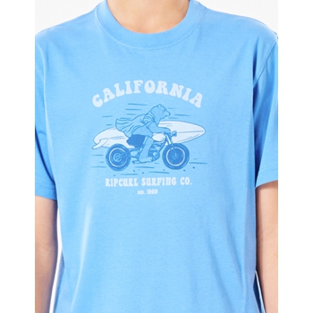 RIP CURL TUCKITO TEE BOY ELECTRIC BLUE