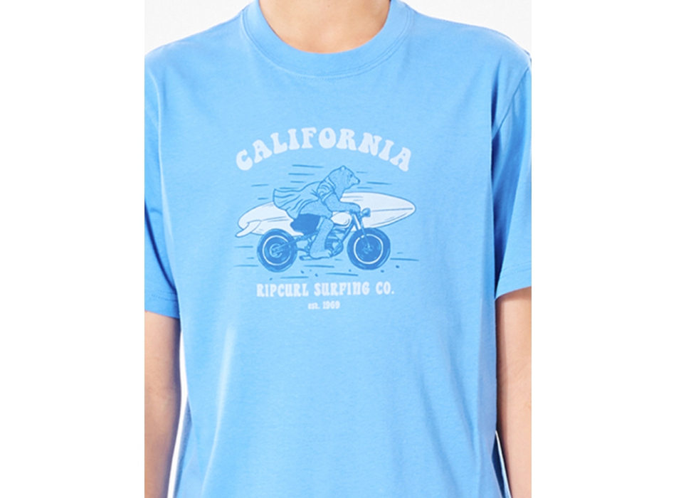 RIP CURL TUCKITO TEE BOY ELECTRIC BLUE