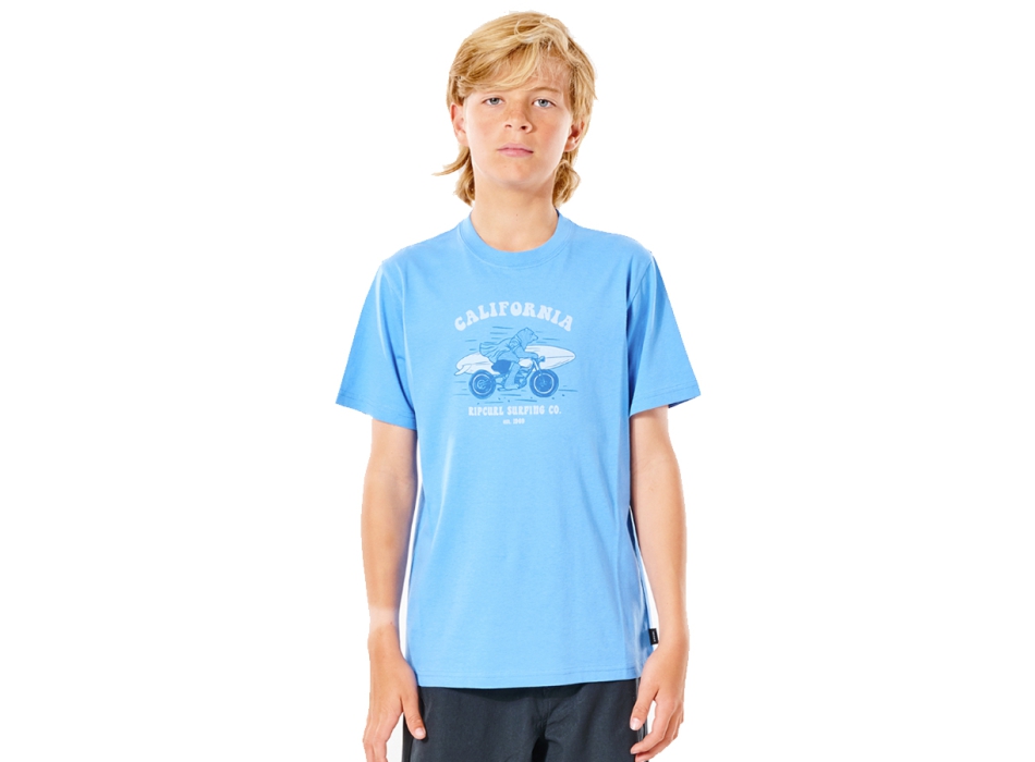 RIP CURL TUCKITO TEE BOY ELECTRIC BLUE