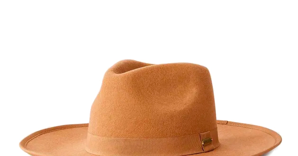 100% Wool Rip Curl Valley Wide Brim Wool Felt Hat L: 61cm Valley Wide Brim Wool Felt Light Brown Western  main image 2