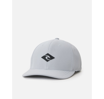 RIP CURL VAPORCOOL DIAMOND FLEXFIT CAP LIGHT GREY