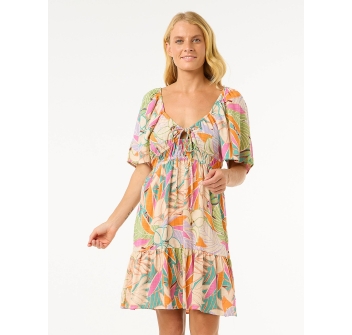 RIP CURL CALA VADELLA MINI DRESS WOMAN MULTI
