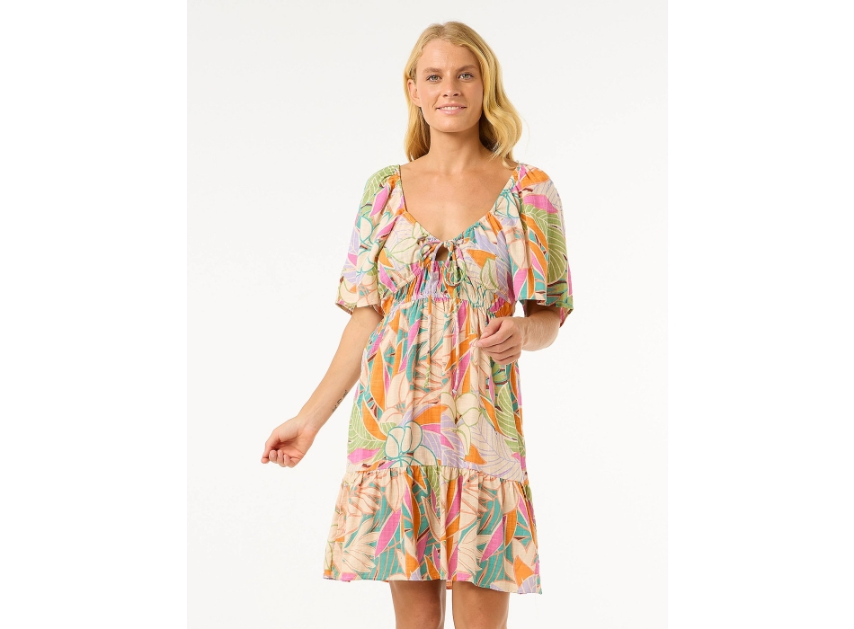RIP CURL CALA VADELLA MINI DRESS WOMAN MULTI