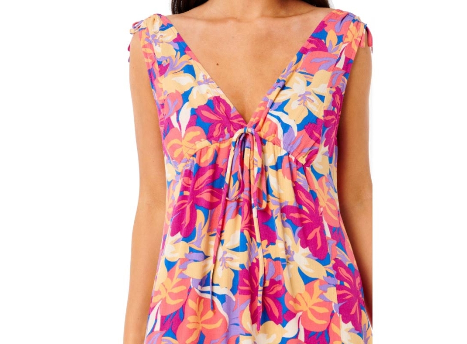 RIP CURL ES VEDRA COVER UP PARTY DRESS MULTI