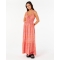 RIP CURL DRESS NEON ISLES MAXI DRESS PINK