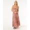 RIP CURL LAS DALIAS MAXI DRESS BLUE