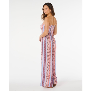 RIP CURL VENTURA SHIRRED JUMPSUIT MULTICOLOR
