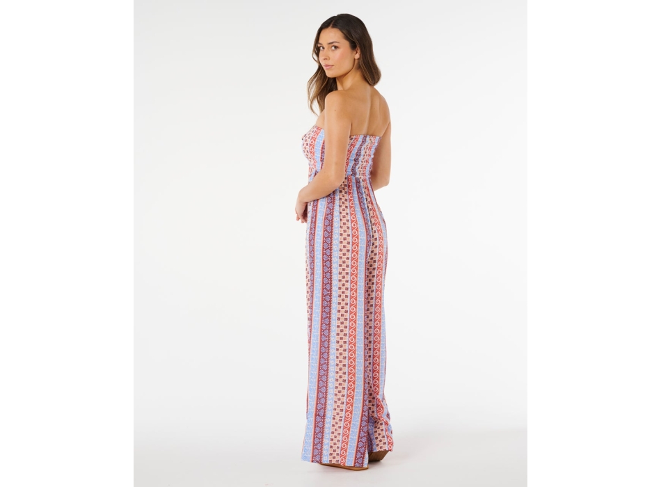 RIP CURL VENTURA SHIRRED JUMPSUIT MULTICOLOR