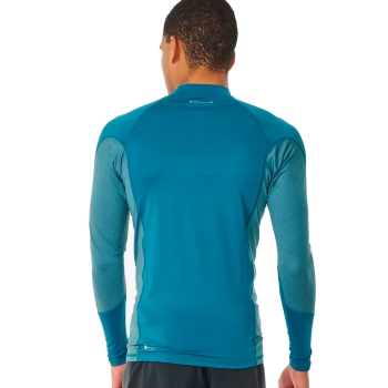 RIP CURL WAVES UV LONG SLEEVE RASH VEST DEEP BLUE