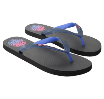 RIP CURL WETTY FADE BLOOM OPEN TOE NAVY