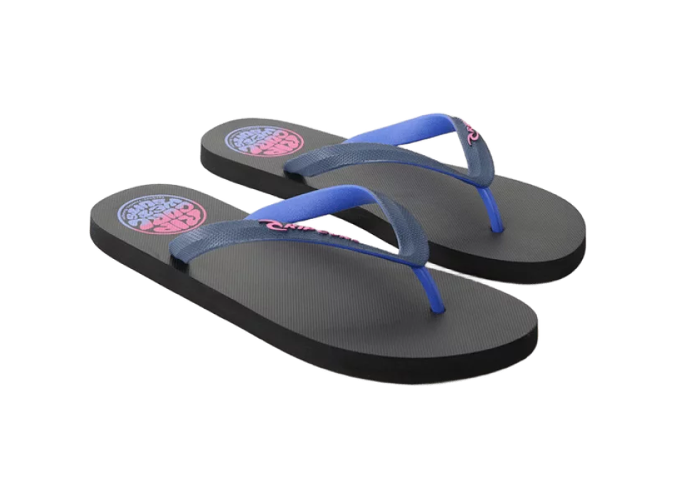 RIP CURL WETTY FADE BLOOM OPEN TOE NAVY