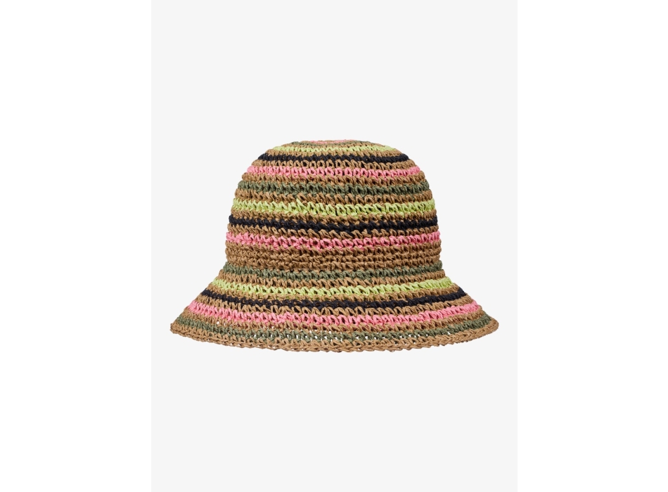 ROXY CANDIED PEACY STRAW BUCKET HAT
