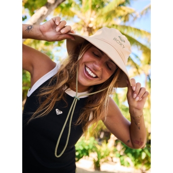 ROXY COME TO BRAZIL BUCKET HAT BEIGE
