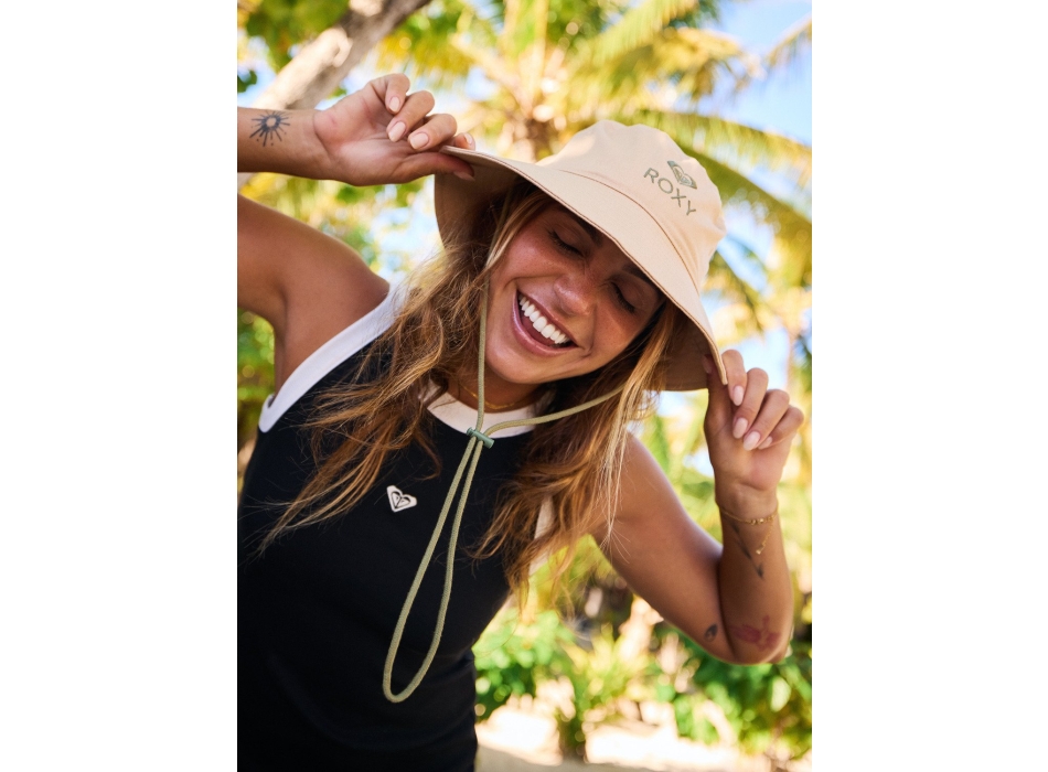 ROXY COME TO BRAZIL BUCKET HAT BEIGE