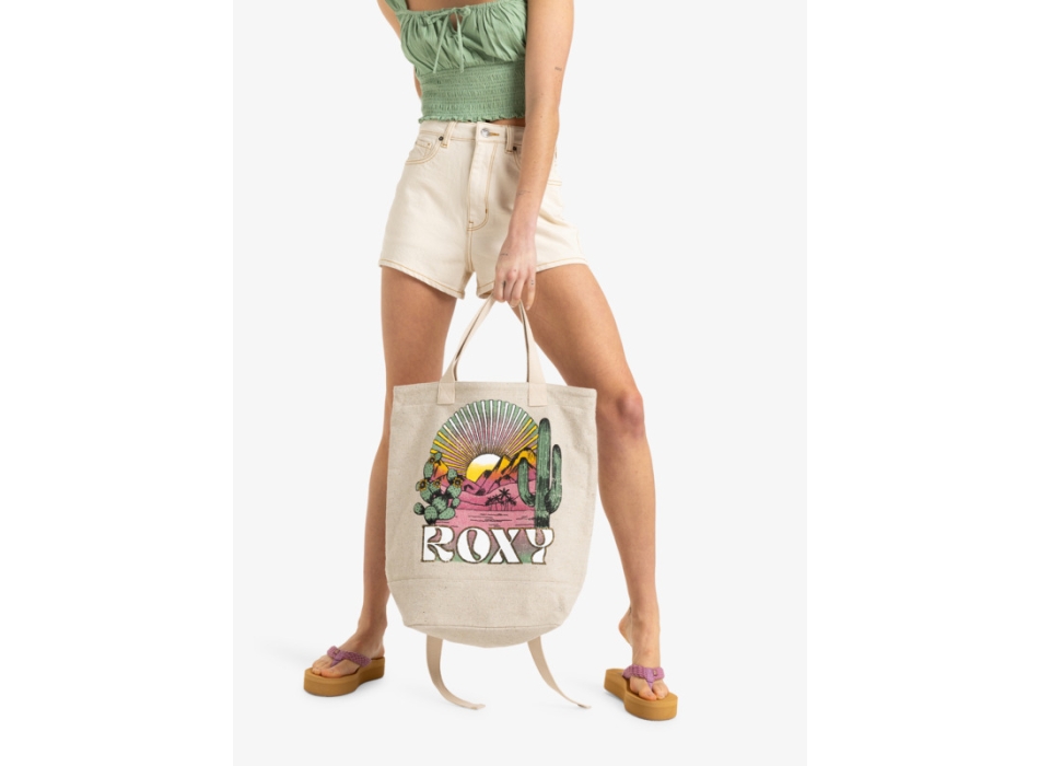 ROXY DRINK THE WAVE BACKPACK TOTE BAG