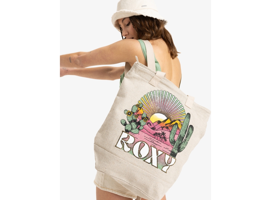 ROXY DRINK THE WAVE BACKPACK TOTE BAG