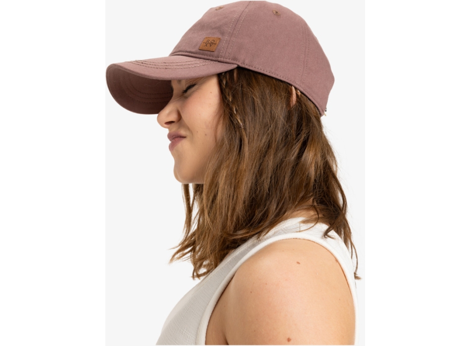 ROXY EXTRA INNINGS A COLOR BASEBALL CAP DEEP TAUPE
