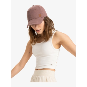 ROXY EXTRA INNINGS A COLOR BASEBALL CAP DEEP TAUPE
