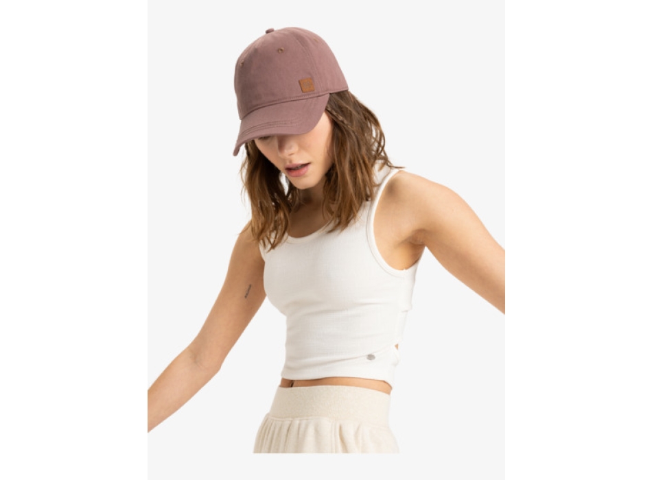 ROXY EXTRA INNINGS A COLOR BASEBALL CAP DEEP TAUPE