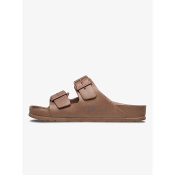 ROXY KATTIE SLIDERS FOR WOMEN BROWNIE