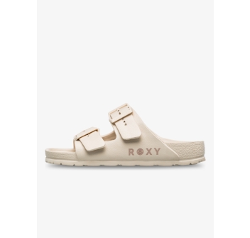ROXY KATTIE SLIDERS FOR WOMEN TAUPE