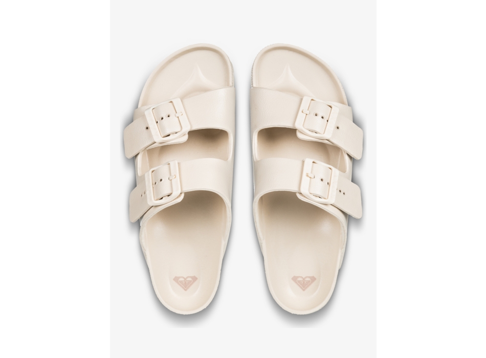 ROXY KATTIE SLIDERS FOR WOMEN TAUPE