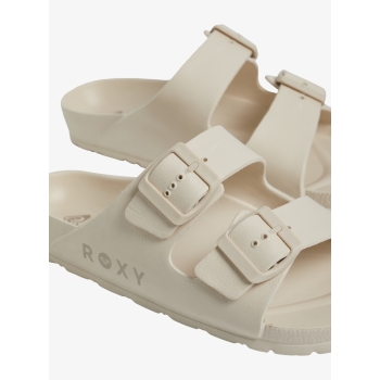 ROXY KATTIE SLIDERS FOR WOMEN TAUPE