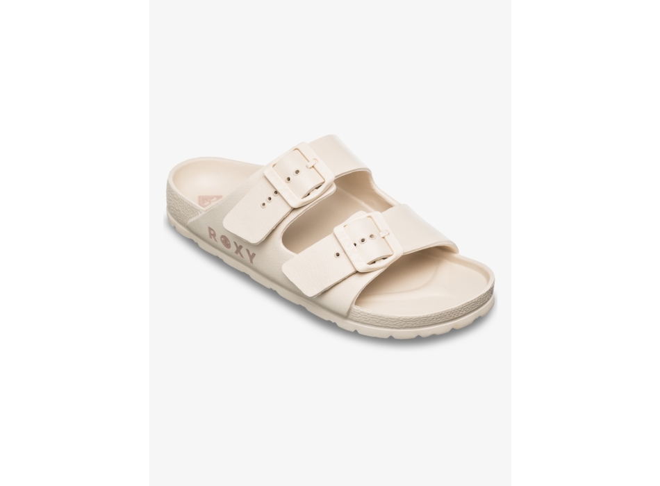 ROXY KATTIE SLIDERS FOR WOMEN TAUPE