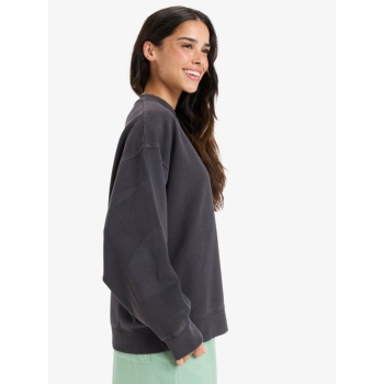 ROXY LINEUP CREW NECK SWEATSHIRT PHANTOM