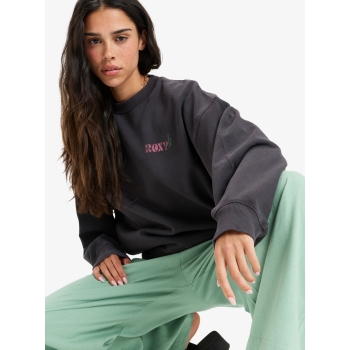 ROXY LINEUP CREW NECK SWEATSHIRT PHANTOM