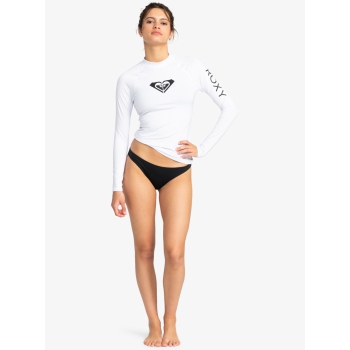 ROXY WHOLE HEARTED LONG SLEEVE UPF 50 RASH GUARD WHITE