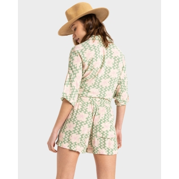 ROXY SHORT LEKEITIO BREAK HIGH PRINTED BASIL PARTY WAVES