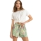 ROXY SHORT LEKEITIO BREAK MID PRINTED FOAM GREEN COASTAL BREEZE