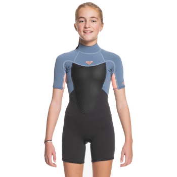 ROXY 2/2 PROLOGUE BACK ZIP WETSUIT FOR GIRLS 2-16 YRS
